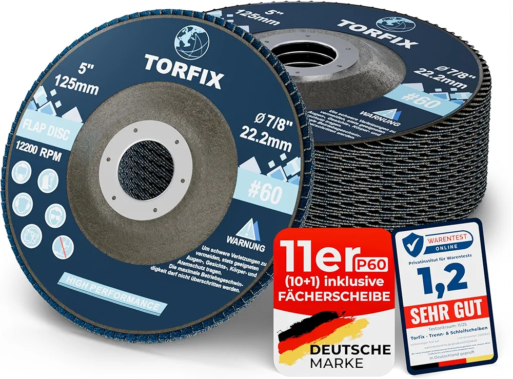 Torfix® Fächerscheibe 125mm Korn 40/60 T29